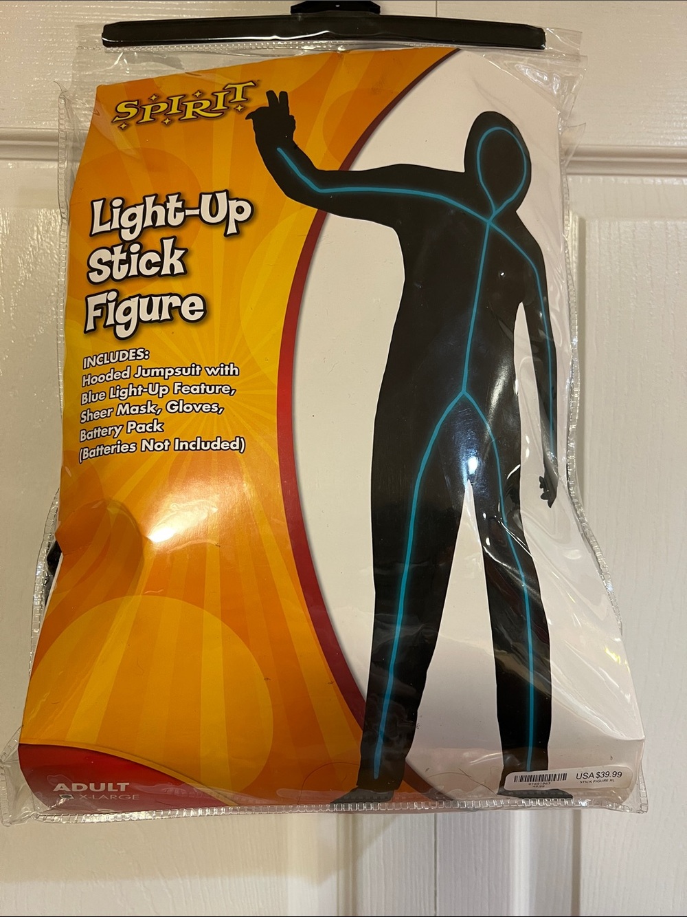 Spirit Adult XL light-Up Stick Figurine Costume